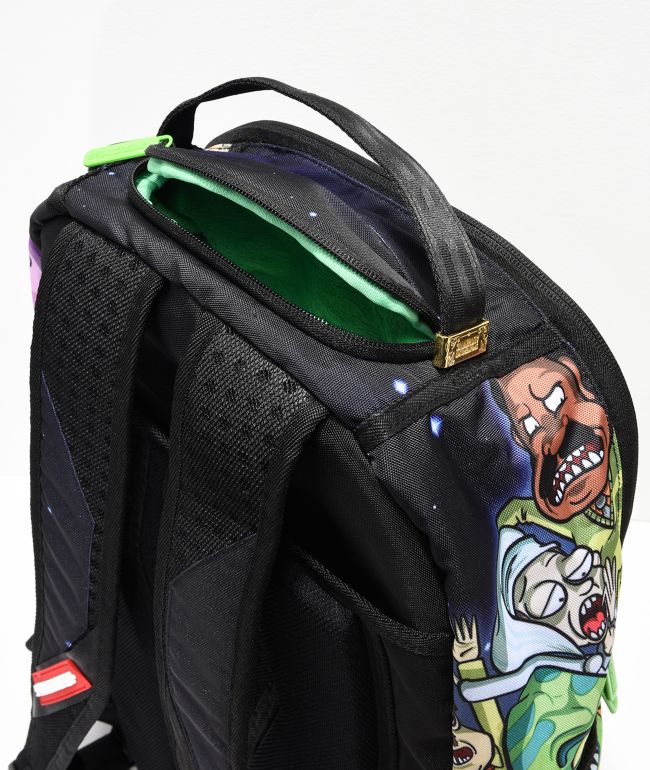 sprayground x rick and morty